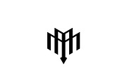 Minimalist Initials MM Arrow Logo, a Branding & Logo Template by Luxury Logos (Thumbnail 3 of 4)