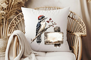 Downy Woodpecker Clipart, an Illustration by Pixels.Craft (Thumbnail 5 of 7)