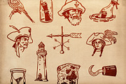 Nautical Illustration Set, an Object Illustration by Megflags (Thumbnail 3 of 6)
