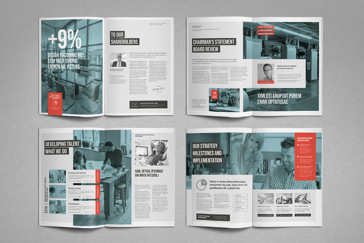 Annual Report, a Brochure Template by TypoEdition (Photo 2 of 4)