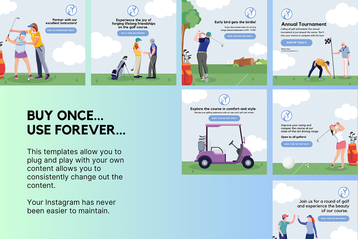 7 Golf Social Media, a Social Media Template by Sincerely Media (Photo 5 of 7)