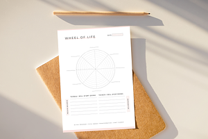 Wheel Of Life Canva Template