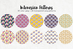 Indonesian Seamless Patterns