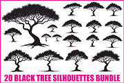Wild Forest Tree Clipart Set, an Illustration by balal (Thumbnail 1 of 20)