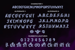 Spooky Party Font Font Trio