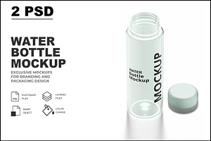 Water Bottle Mockup, a Product Mockup by mockupbuys