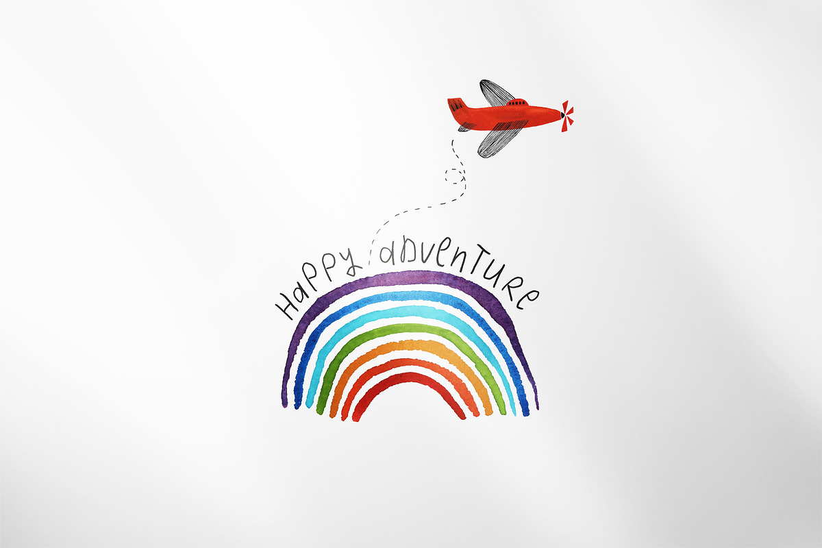 I Believe I Can Fly. Gouache Set., a Transportation Illustration by Annakniaz (Photo 11 of 11)