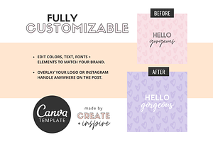 BEAUTY Instagram Quotes Template