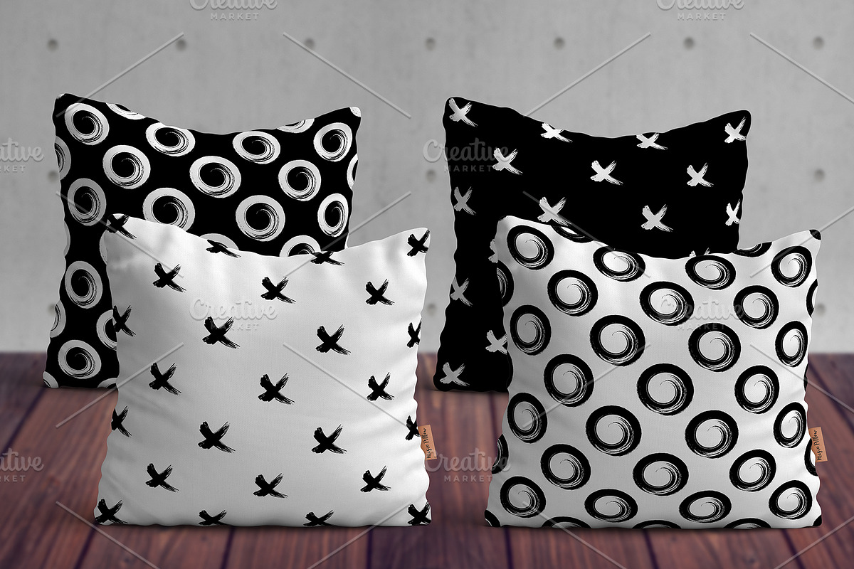 Paint Splatter & Stroke Patterns, a Pattern Graphic by NKTN graphics (Photo 5 of 16)