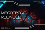Megatrans Rounded, a Sans Serif Font by Craft Supply Co. (Thumbnail 1 of 8)