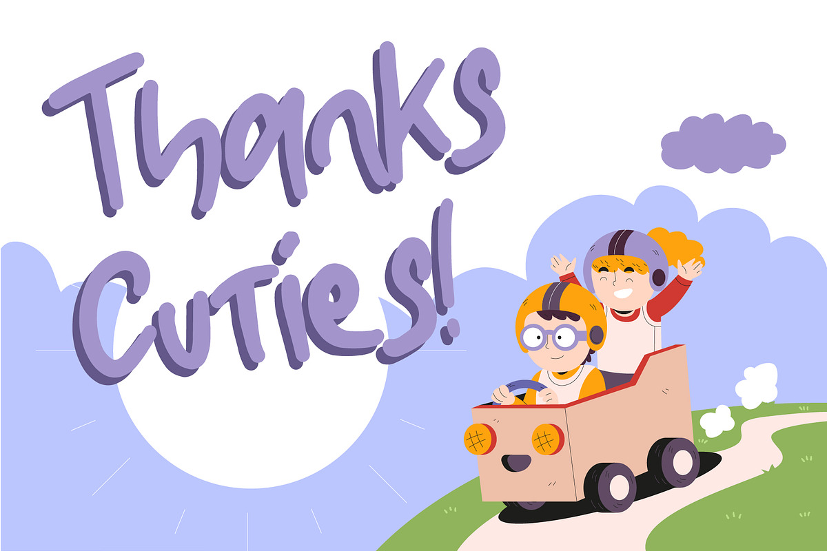 Death Cuties - Hand writting decorat, a Handwritten Font by LetterStock (Photo 6 of 6)