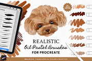 Oil Pastel Brushes Procreate, a Brush Add-On by Julia Dreams (Thumbnail 1 of 9)