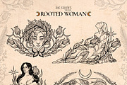 Rooted Woman | Sacred Feminine, a Person Illustration by Ink Stories (Thumbnail 6 of 16)