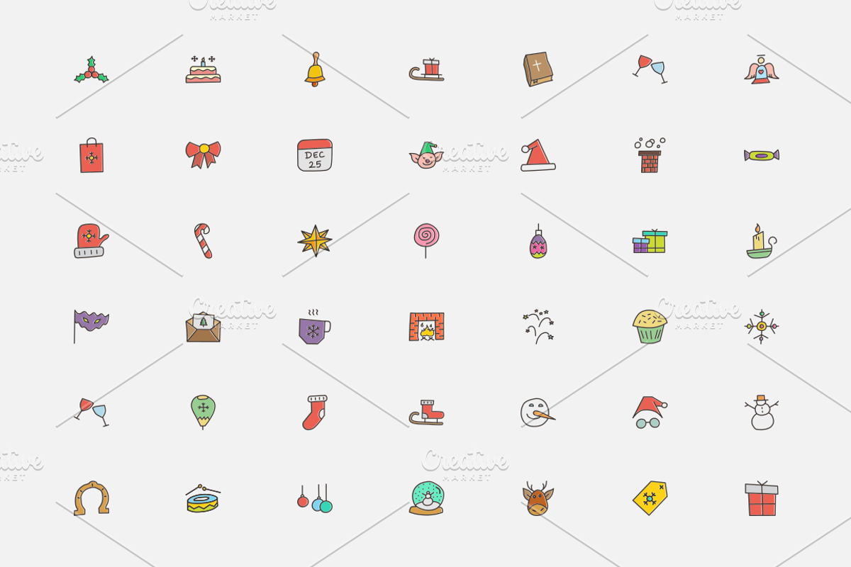 Christmas Doodles, an Icon by Amogh Design (Photo 4 of 5)