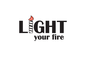 Light your fire quote illustration, an Abstract Photo by BOOCYS