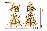 Fairy Girl Ornament - Laser Cut File, an Object Graphic by VectorPainter (Thumbnail 13 of 16)