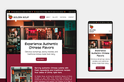Chinese Restaurant Website, a Wix Template by Kitteeh (Thumbnail 3 of 10)