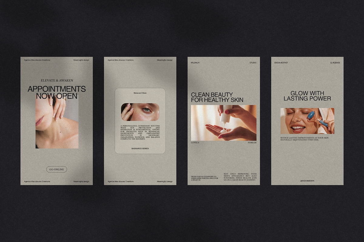 Skincare Instagram Canva Bundle, a Social Media Template by Crafted Pixel (Photo 9 of 10)