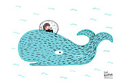 Little girl reading Collection 02, an Animal Illustration by Irene Loal (Thumbnail 5 of 7)