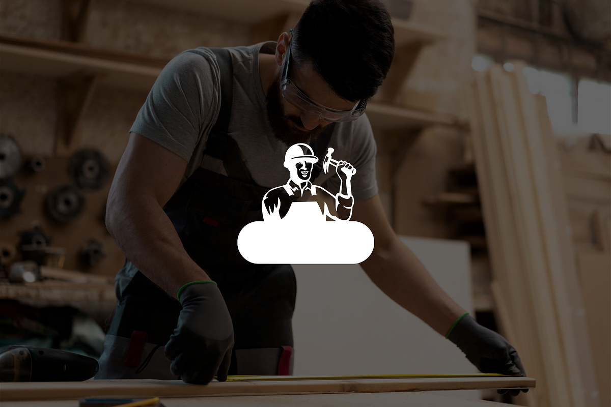 Minimalist Handyman Builder Logo, a Branding & Logo Template by Luxury Logos (Photo 2 of 4)