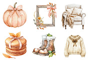 Neutral Rustic Coquette Fall Clipart, an Illustration by CreationArt (Thumbnail 5 of 5)
