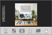 Dark Moody Wall Frame Mockup, a Product Mockup by Bruno's Shop (Thumbnail 2 of 3)