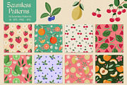 Fresh Fruit Market Clipart & Pattern, an Illustration by The Audacious Brush (Thumbnail 5 of 13)