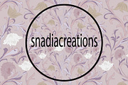 Art Nouveau Botanical Garden, a Pattern Graphic by snadiacreations (Thumbnail 3 of 7)