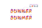 Plastic font / Illustrated letters, a Font by alekseiderin (Thumbnail 3 of 8)