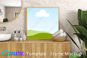 Canva Mockup, Frame Mockup, a Templates & Theme by Mockup Shop