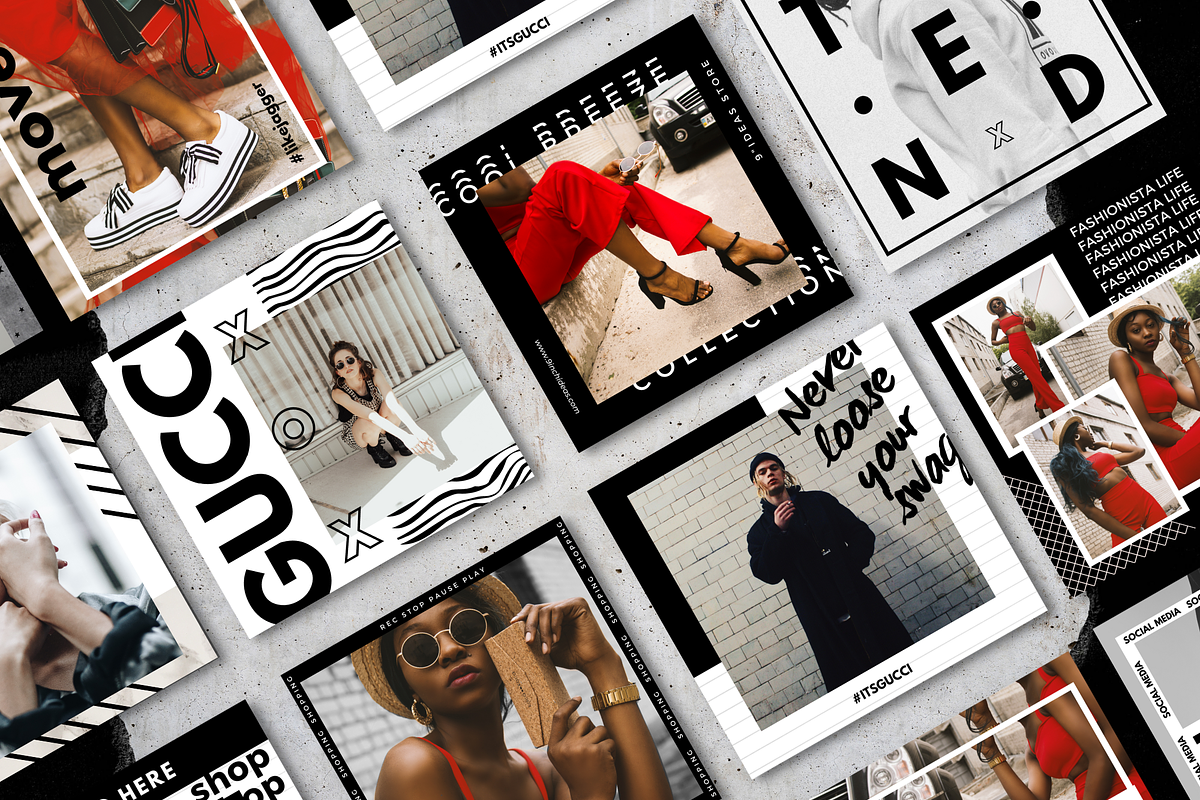 CANVA | Tripping Social Media Pack, a Social Media Template by 9inchideas (Photo 2 of 7)
