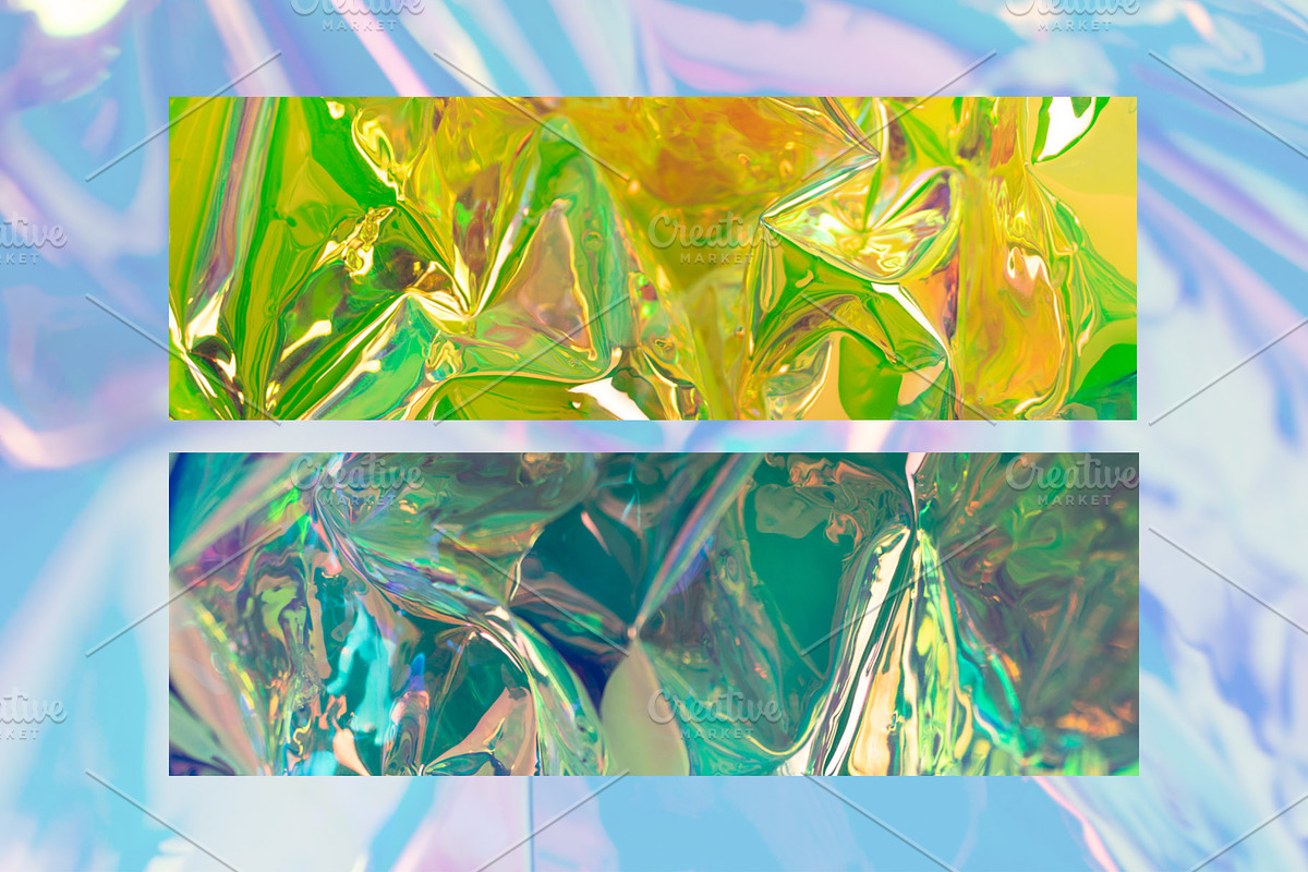 Holographic textures #1 - banners, a Texture Graphic by rorygez fresh (Photo 13 of 13)