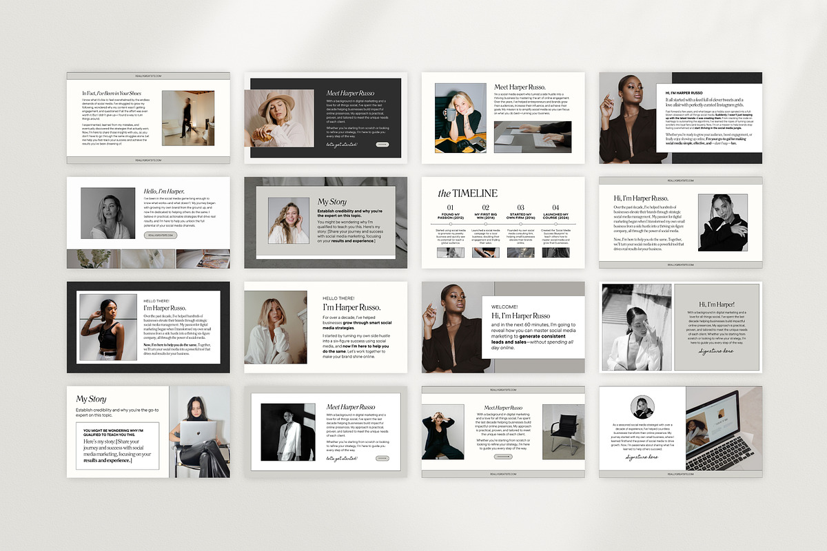 Slide Deck & Webinar Canva Templates, a Presentation Template by Fallon Gerst (Photo 8 of 22)