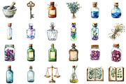 Apothecary Clipart Vintage Set, an Illustration by Sublimation Artist (Thumbnail 2 of 6)