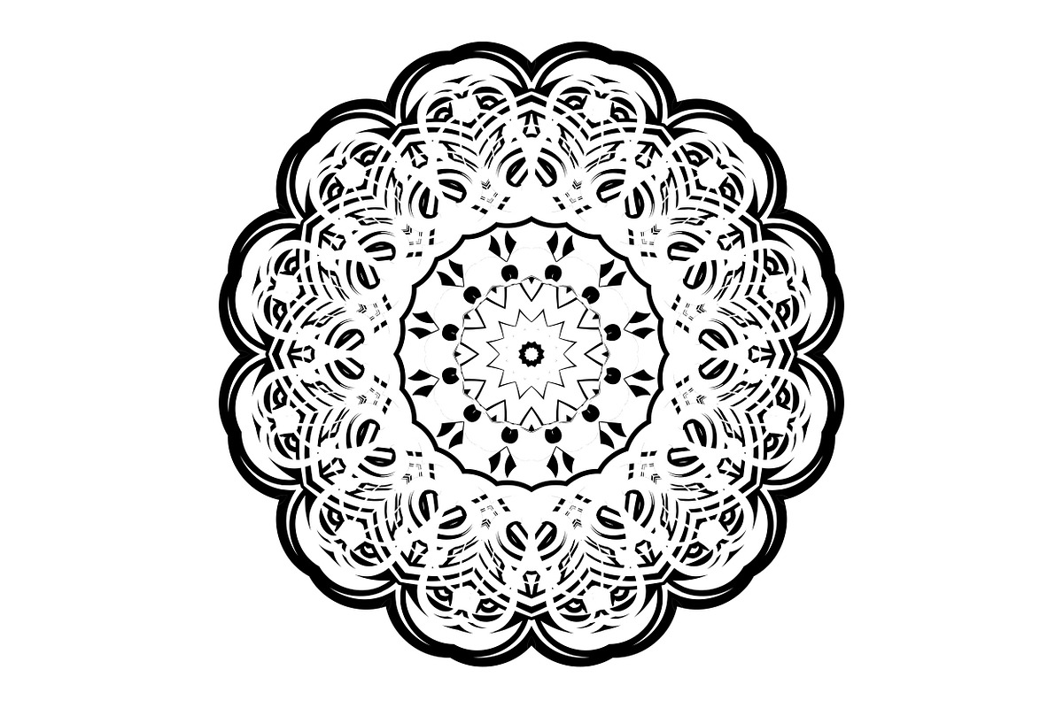 Decorative Mandala Digital Art Pack, a Decorative Illustration by NJ Himel (Photo 37 of 101)