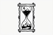 Hourglass Nature Scene Bundle, an Illustration by hafijul (Thumbnail 7 of 7)