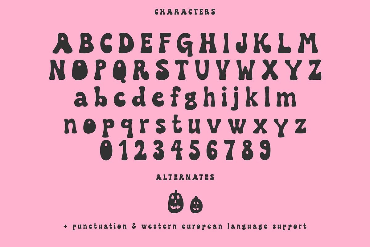 Goblin Groove Retro Font, a Handwritten Font by Beck McCormick (Photo 10 of 10)