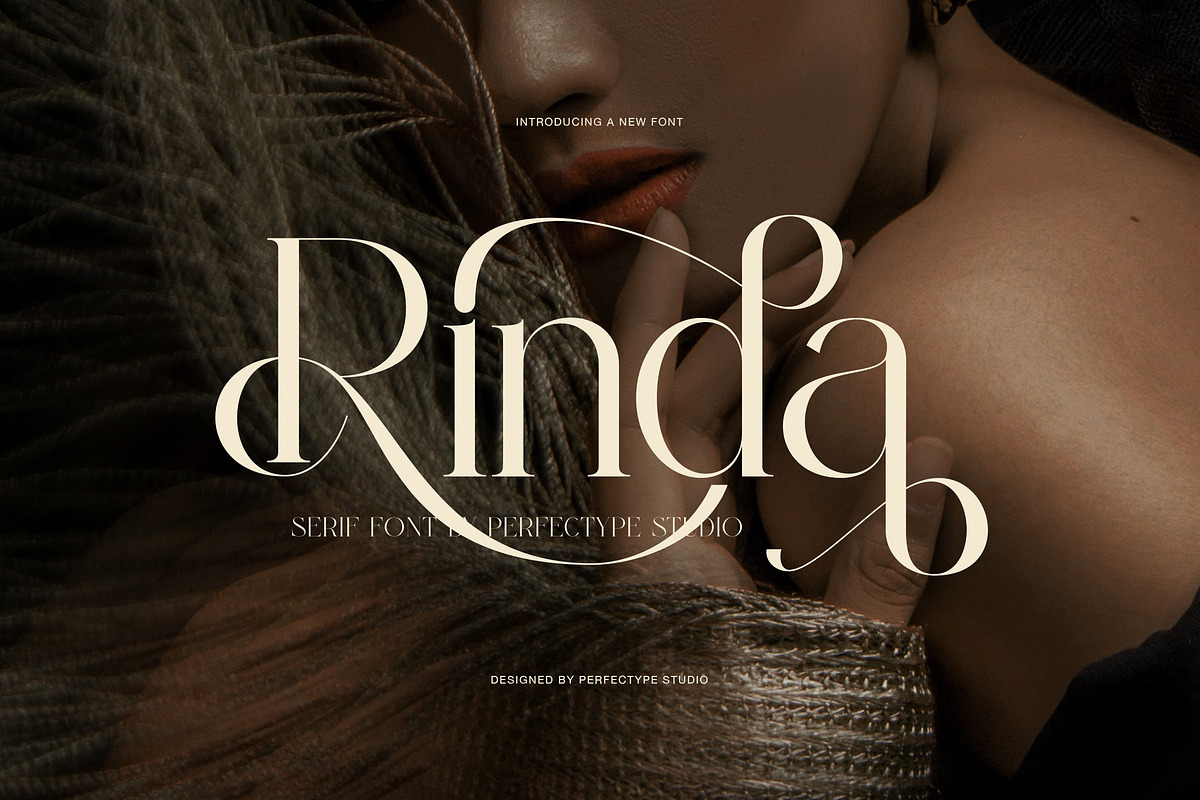 Rinda Luxury Serif Display Font, a Serif Font by Perfectype (Photo 1 of 8)