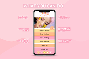 Pastel Link In Bio Template