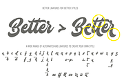 Mustardo, a Script Font by StereoType (Thumbnail 4 of 4)