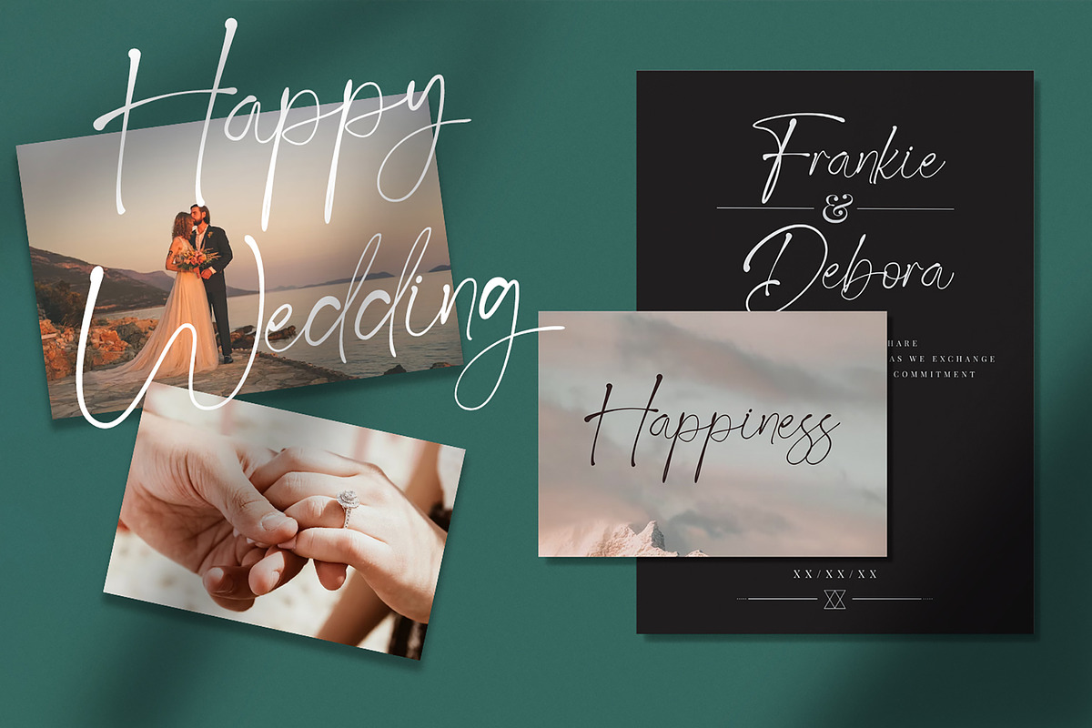 Bunga Hati - Signature Script Font, a Script Font by fluffstudio (Photo 3 of 9)