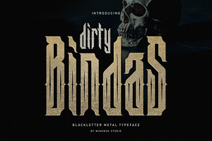 Bindas | Blackletter Font