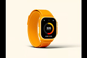 Apple Watch Mockup, a Wearable Device Mockup by Se٧enStudio (Thumbnail 4 of 6)
