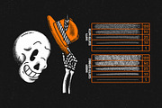 Shady Character For Procreate, a Brush Add-On by Crusoe Design Co. (Thumbnail 6 of 10)