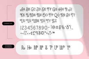 Alurea Ligature Feminine Font