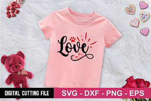 Valentine Pets SVG Bundle