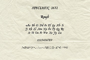 Specimen 1651: Vintage Font Family, a Serif Font by Mneme (Thumbnail 8 of 14)