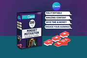 Mindset Motivation Canva Templates, a Social Media Template by Viral Content Design (Thumbnail 5 of 7)