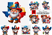 Texas Gnome Sublimation PNG Bundle, a Graphic by Clipart Bloom (Thumbnail 1 of 11)