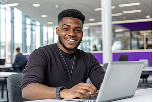 Smiling african american young 19, a Person Photo by Lermont51